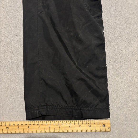 Vintage Adidas Tearaway Snap Pants Large Black Windbreaker Hiking Running - Picture 3 of 10